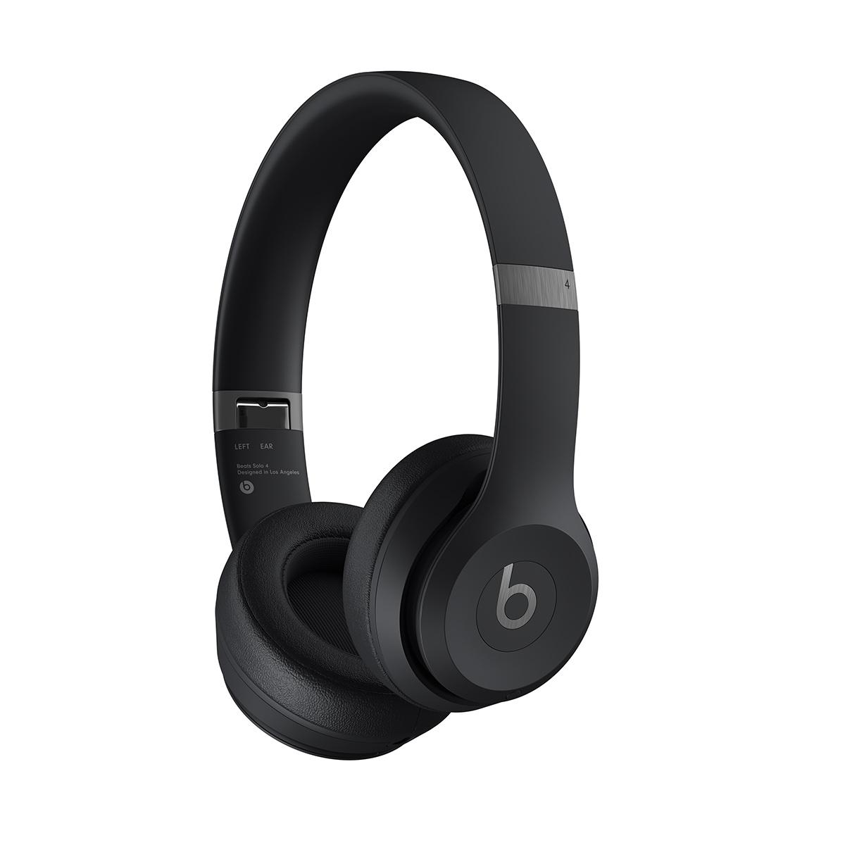 【美品】Beats Solo4 オンイヤーワイヤレスヘッドフォン ブラック Beats Solo 4 Bluetooth Wireless On-Ear Headphones - Matte Black